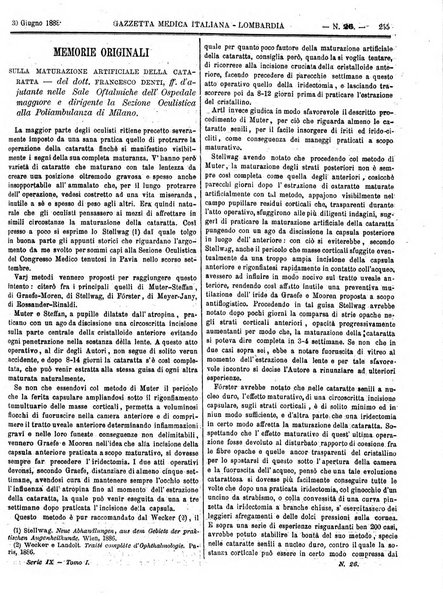 Gazzetta medica italiana Lombardia