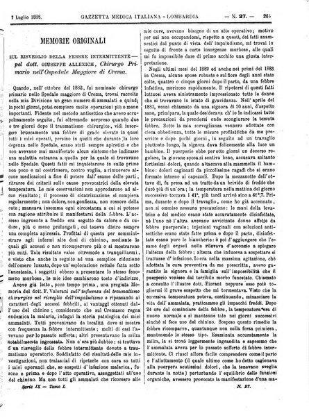 Gazzetta medica italiana Lombardia