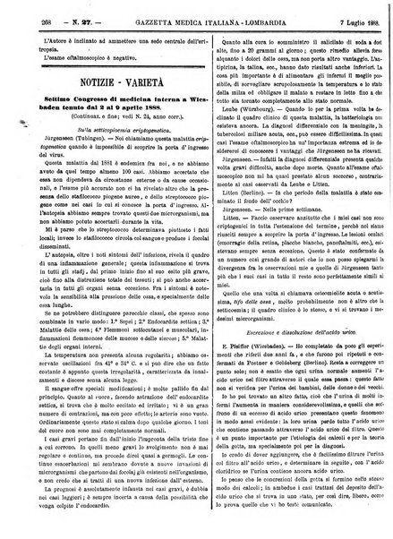 Gazzetta medica italiana Lombardia