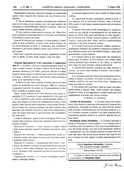 Gazzetta medica italiana Lombardia