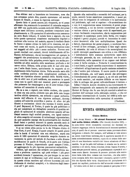 Gazzetta medica italiana Lombardia