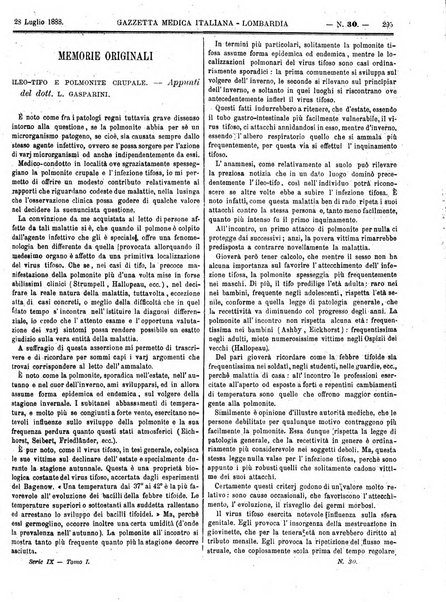 Gazzetta medica italiana Lombardia