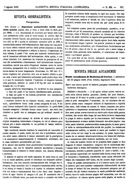 Gazzetta medica italiana Lombardia