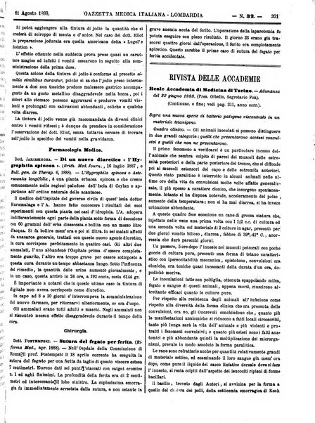 Gazzetta medica italiana Lombardia