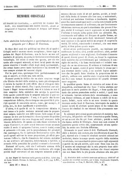 Gazzetta medica italiana Lombardia