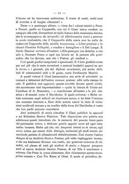 Archivio storico pratese periodico trimestrale