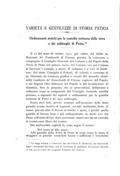 Archivio storico pratese periodico trimestrale