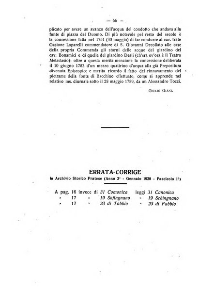 Archivio storico pratese periodico trimestrale