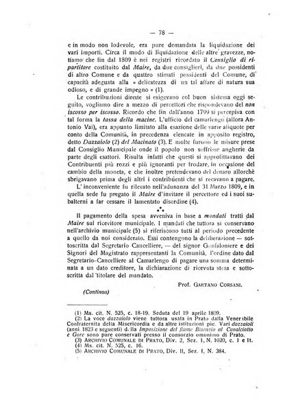 Archivio storico pratese periodico trimestrale