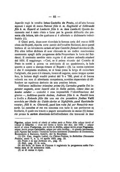 Archivio storico pratese periodico trimestrale