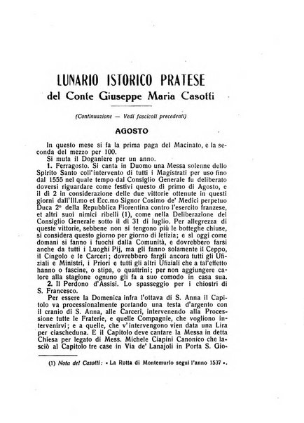 Archivio storico pratese periodico trimestrale