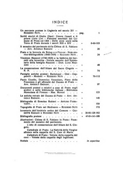 Archivio storico pratese periodico trimestrale