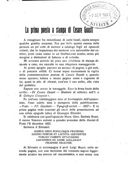 Archivio storico pratese periodico trimestrale