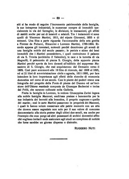 Archivio storico pratese periodico trimestrale