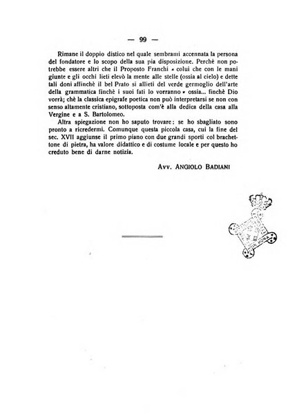 Archivio storico pratese periodico trimestrale