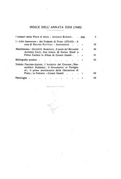 Archivio storico pratese periodico trimestrale