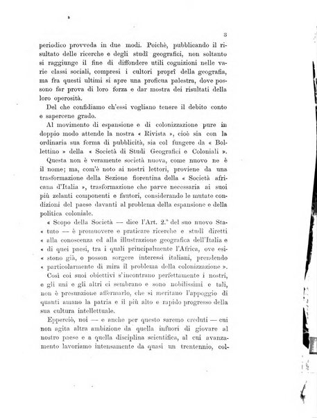 Rivista geografica italiana e Bollettino della Societa di studi geografici e coloniali in Firenze