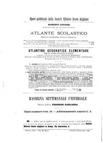 Rivista geografica italiana e Bollettino della Societa di studi geografici e coloniali in Firenze