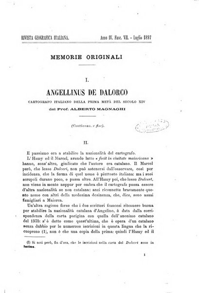 Rivista geografica italiana e Bollettino della Societa di studi geografici e coloniali in Firenze