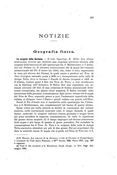 Rivista geografica italiana e Bollettino della Societa di studi geografici e coloniali in Firenze