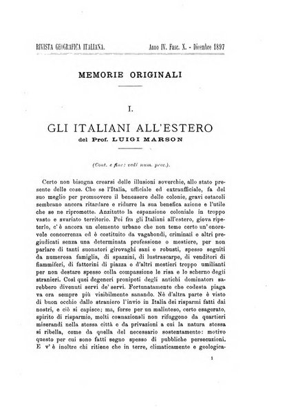 Rivista geografica italiana e Bollettino della Societa di studi geografici e coloniali in Firenze