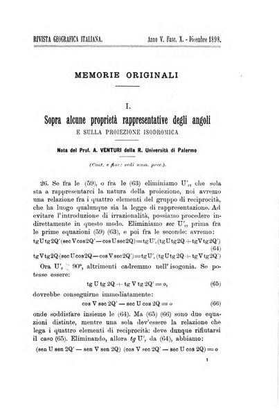 Rivista geografica italiana e Bollettino della Societa di studi geografici e coloniali in Firenze