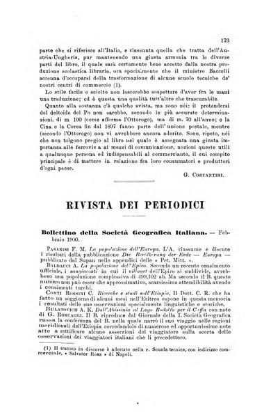 Rivista geografica italiana e Bollettino della Societa di studi geografici e coloniali in Firenze