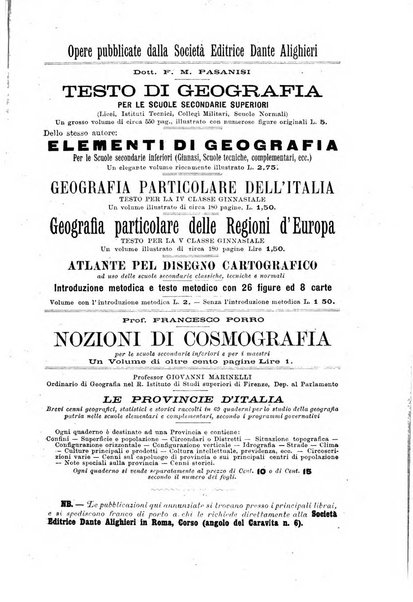 Rivista geografica italiana e Bollettino della Societa di studi geografici e coloniali in Firenze