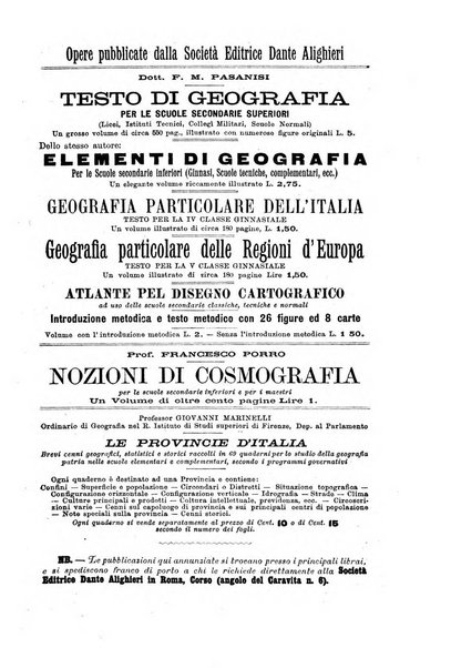 Rivista geografica italiana e Bollettino della Societa di studi geografici e coloniali in Firenze