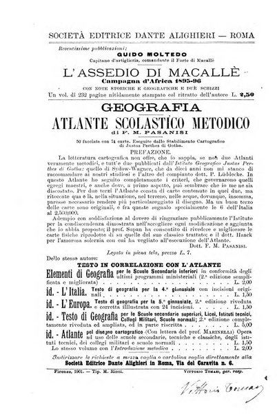 Rivista geografica italiana e Bollettino della Societa di studi geografici e coloniali in Firenze