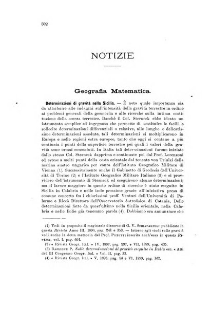 Rivista geografica italiana e Bollettino della Societa di studi geografici e coloniali in Firenze