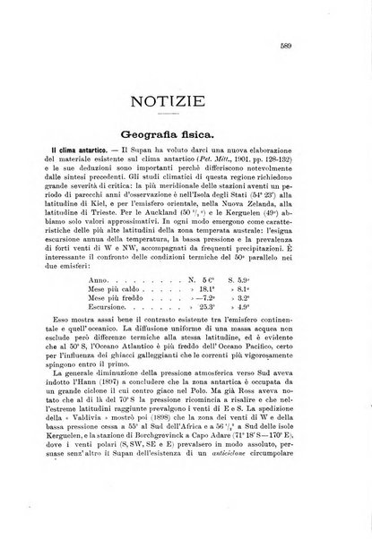 Rivista geografica italiana e Bollettino della Societa di studi geografici e coloniali in Firenze