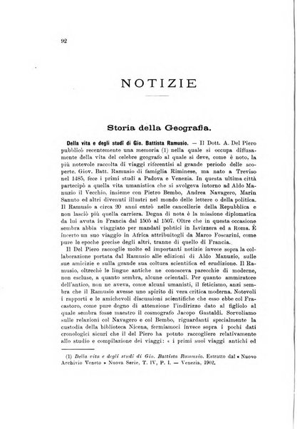 Rivista geografica italiana e Bollettino della Societa di studi geografici e coloniali in Firenze