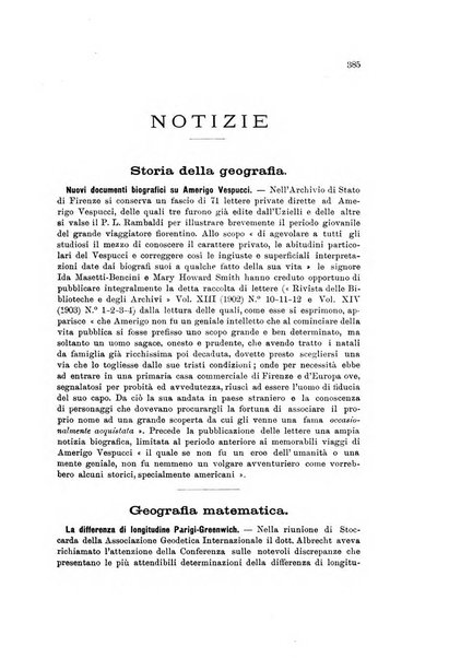 Rivista geografica italiana e Bollettino della Societa di studi geografici e coloniali in Firenze