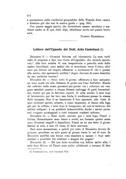 Rivista geografica italiana e Bollettino della Societa di studi geografici e coloniali in Firenze