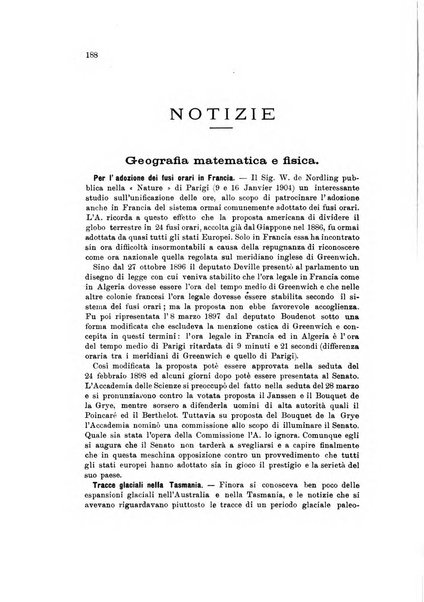 Rivista geografica italiana e Bollettino della Societa di studi geografici e coloniali in Firenze