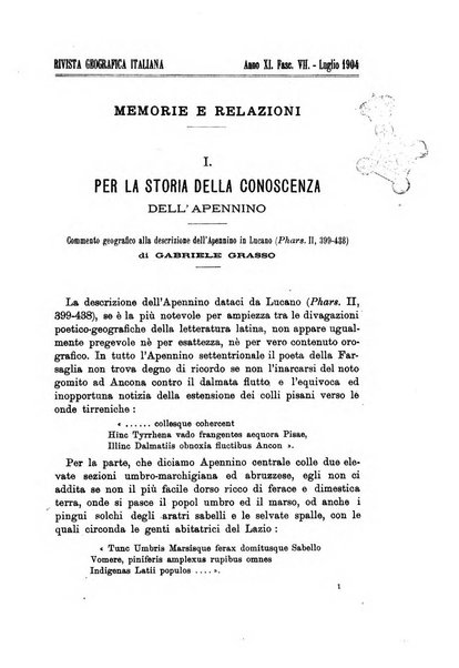 Rivista geografica italiana e Bollettino della Societa di studi geografici e coloniali in Firenze