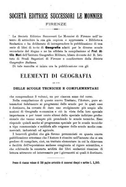 Rivista geografica italiana e Bollettino della Societa di studi geografici e coloniali in Firenze