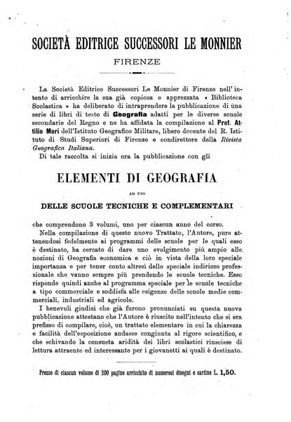 Rivista geografica italiana e Bollettino della Societa di studi geografici e coloniali in Firenze