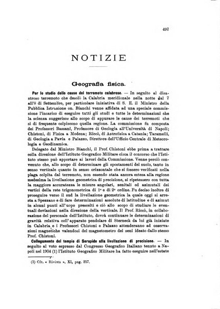 Rivista geografica italiana e Bollettino della Societa di studi geografici e coloniali in Firenze