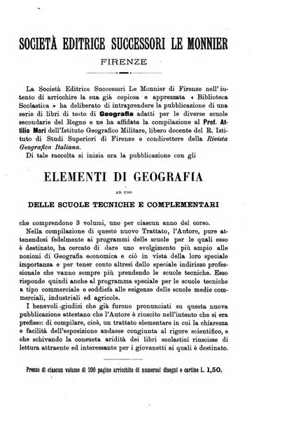 Rivista geografica italiana e Bollettino della Societa di studi geografici e coloniali in Firenze