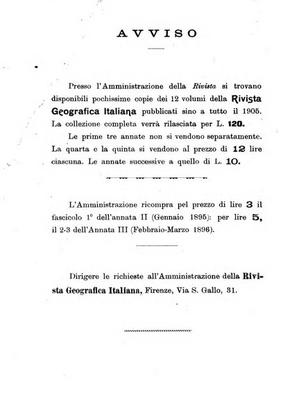 Rivista geografica italiana e Bollettino della Societa di studi geografici e coloniali in Firenze