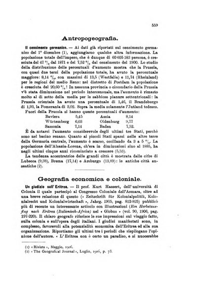 Rivista geografica italiana e Bollettino della Societa di studi geografici e coloniali in Firenze