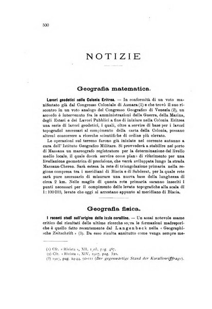 Rivista geografica italiana e Bollettino della Societa di studi geografici e coloniali in Firenze