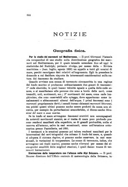 Rivista geografica italiana e Bollettino della Societa di studi geografici e coloniali in Firenze