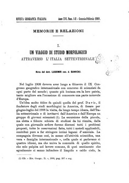 Rivista geografica italiana e Bollettino della Societa di studi geografici e coloniali in Firenze