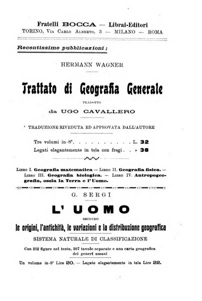 Rivista geografica italiana e Bollettino della Societa di studi geografici e coloniali in Firenze