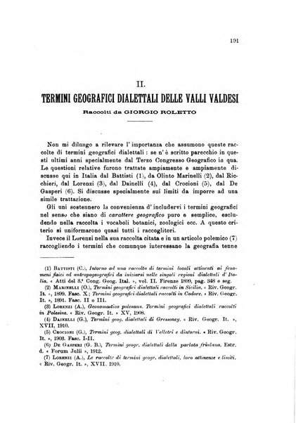 Rivista geografica italiana e Bollettino della Societa di studi geografici e coloniali in Firenze