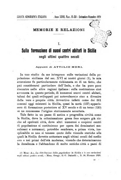 Rivista geografica italiana e Bollettino della Societa di studi geografici e coloniali in Firenze