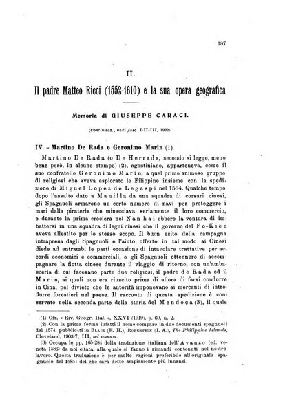 Rivista geografica italiana e Bollettino della Societa di studi geografici e coloniali in Firenze